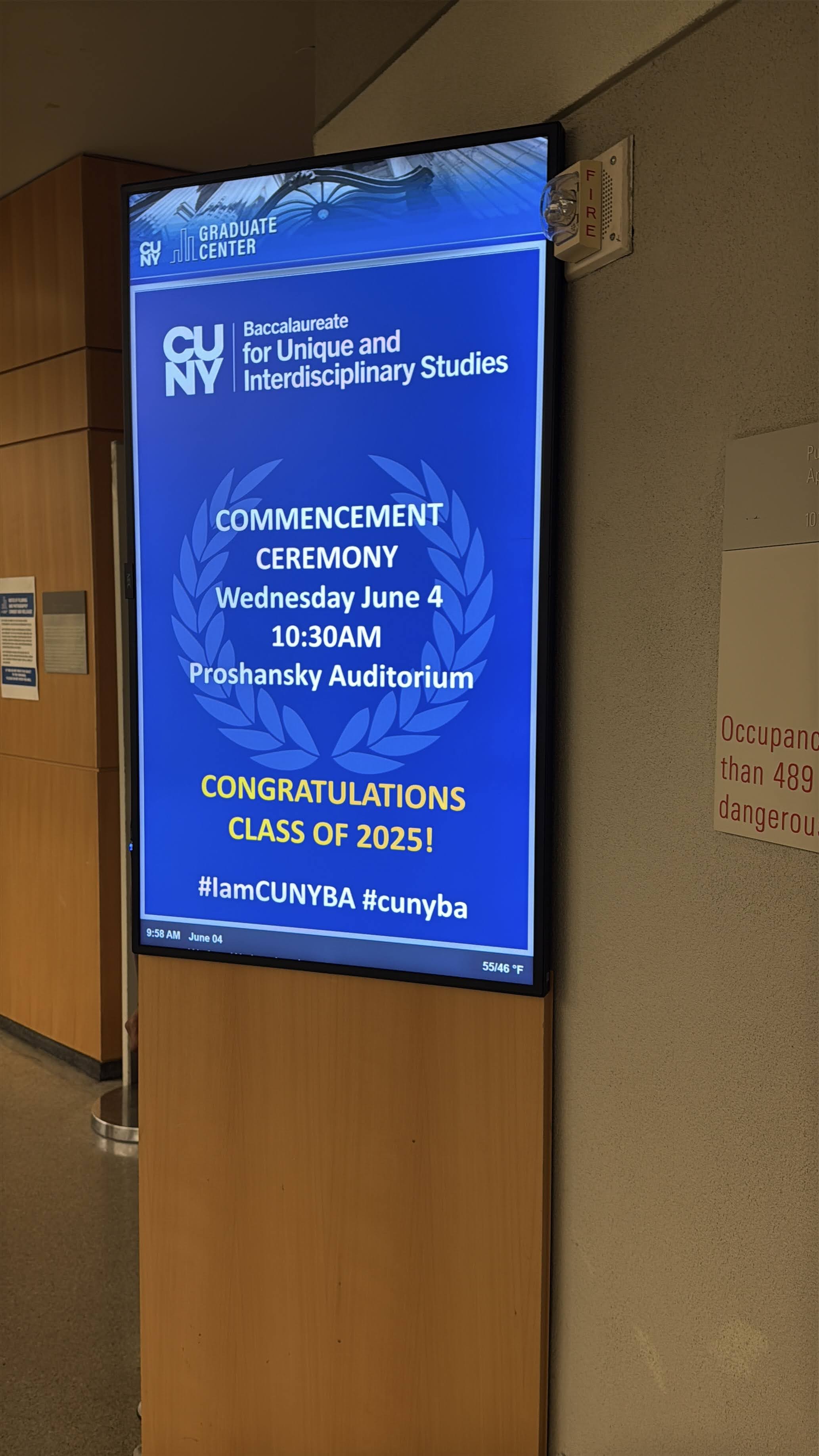 CUNY BA Commencement Pics