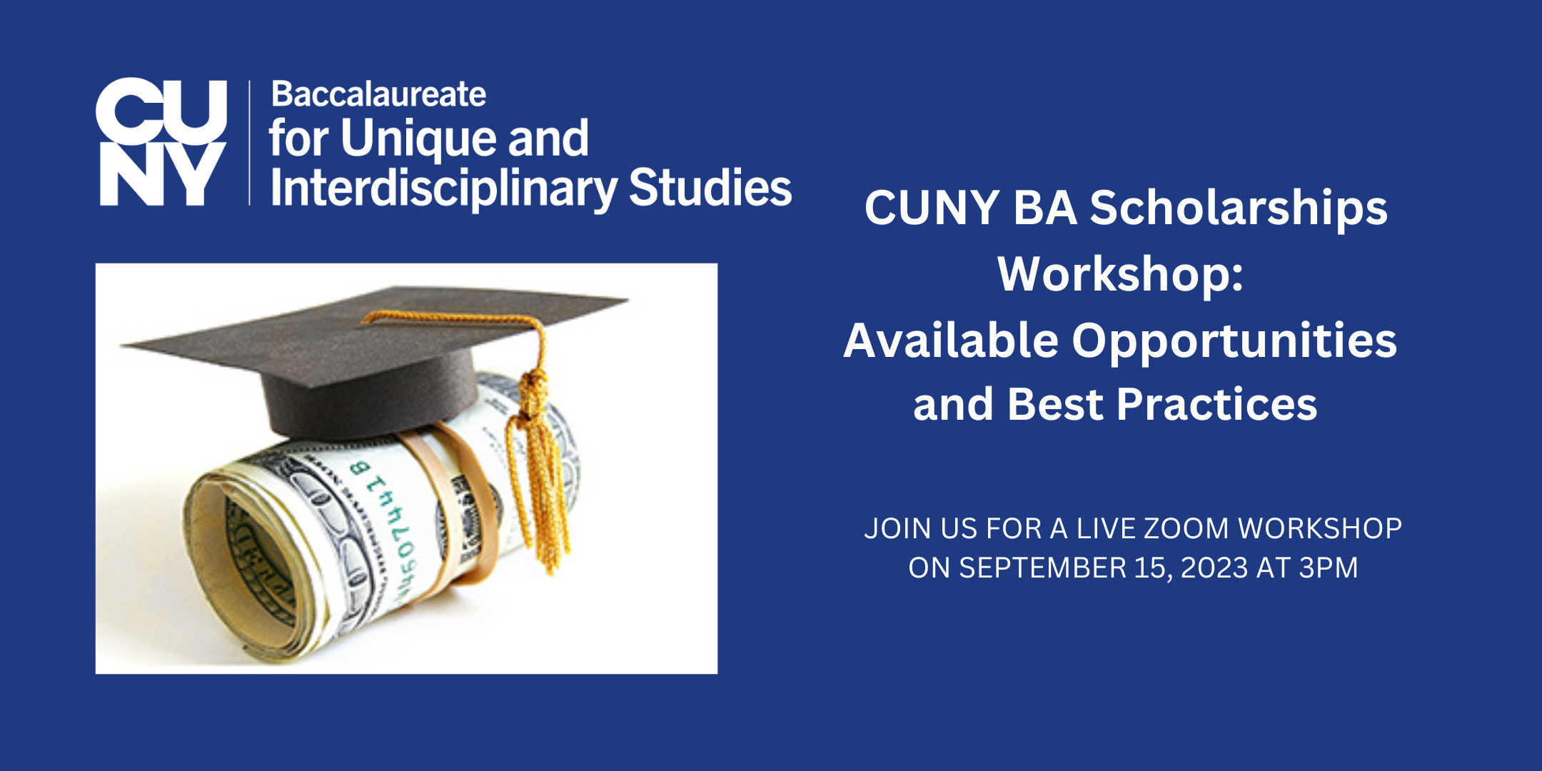 CUNY BA Scholarships Workshop Sept 23