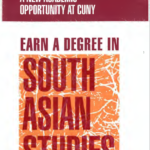 Cover page for the South Asian Studies brochure