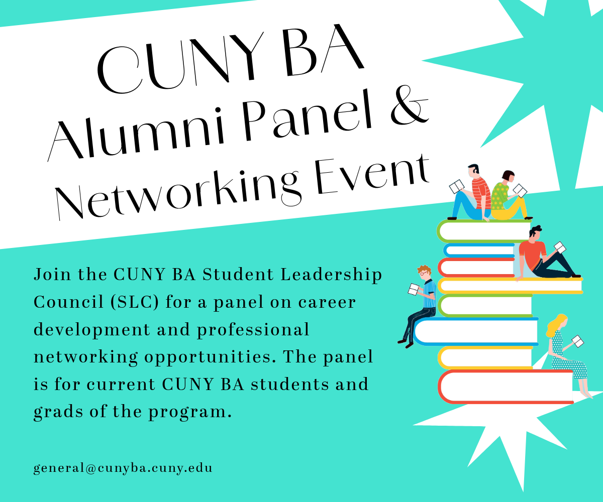 cunyba alumni panel flyer