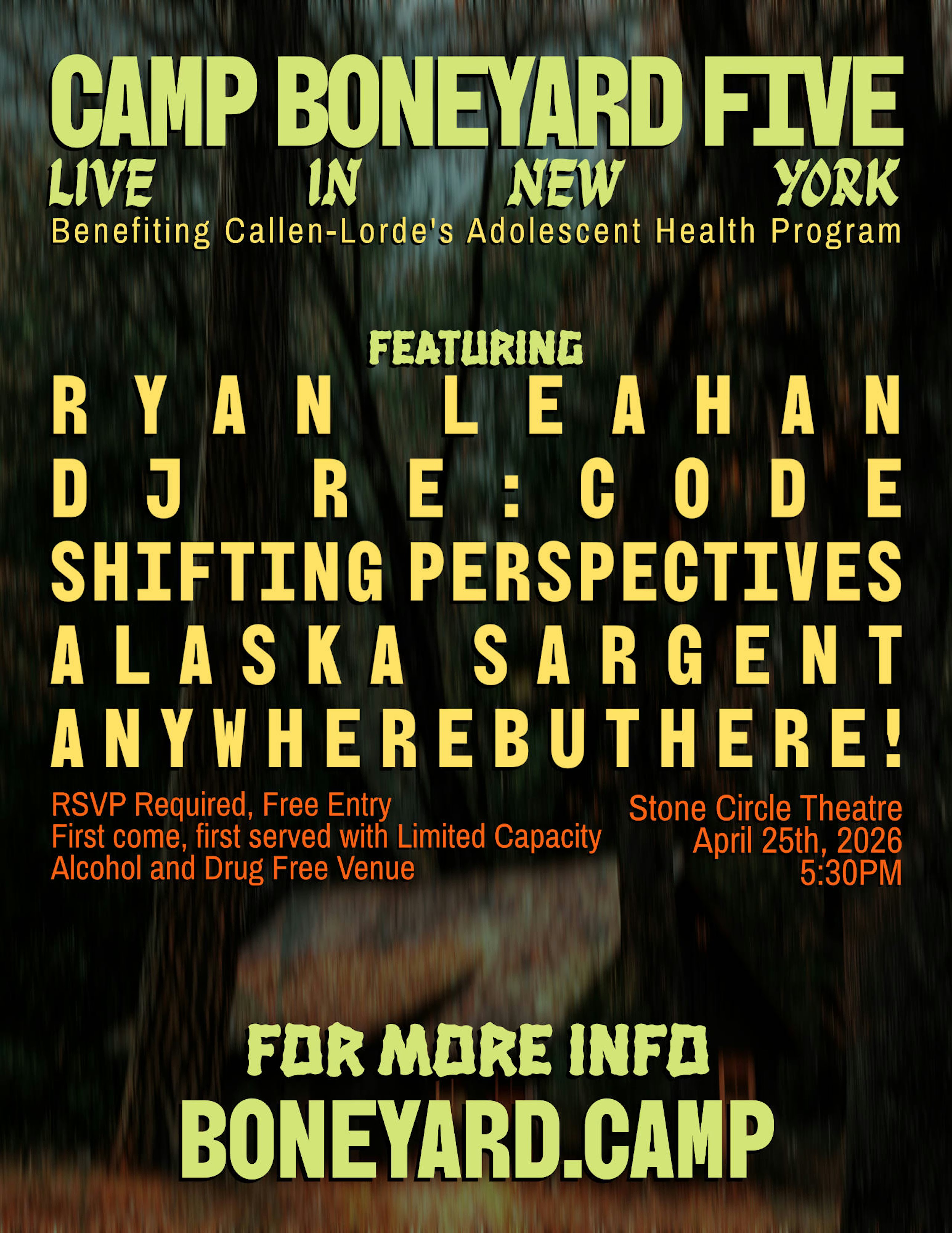 camp boneyard flyer