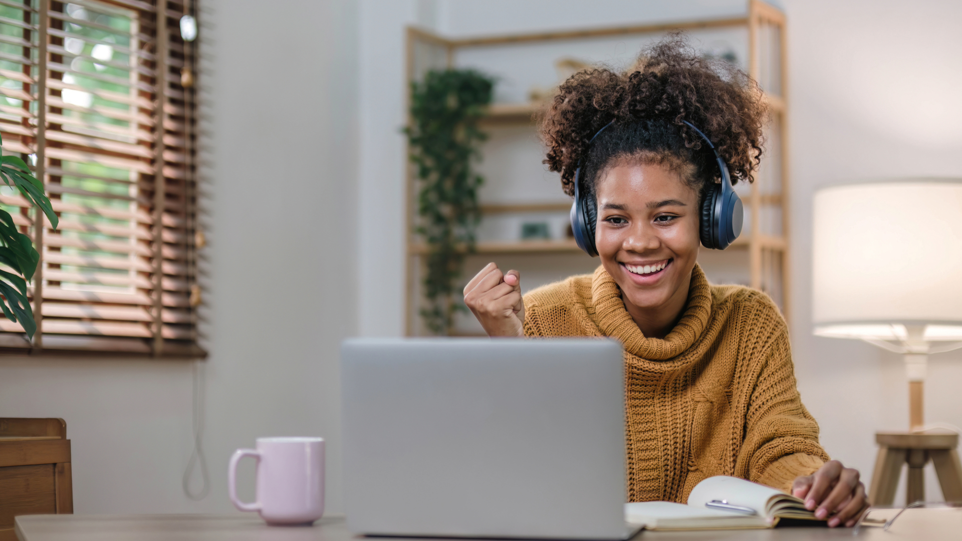 Woman at laptop