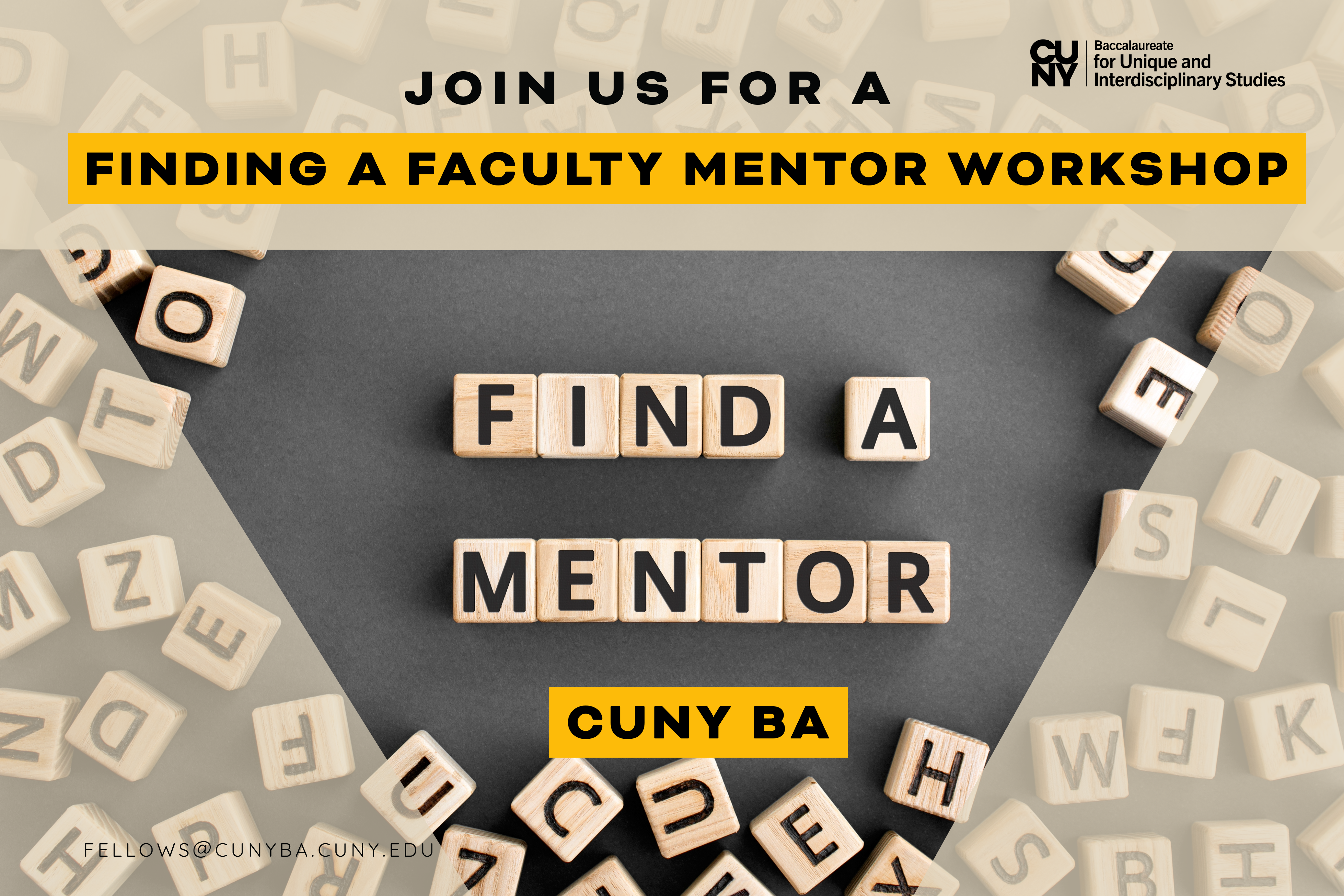 FInd a faculty mentor workshop-2