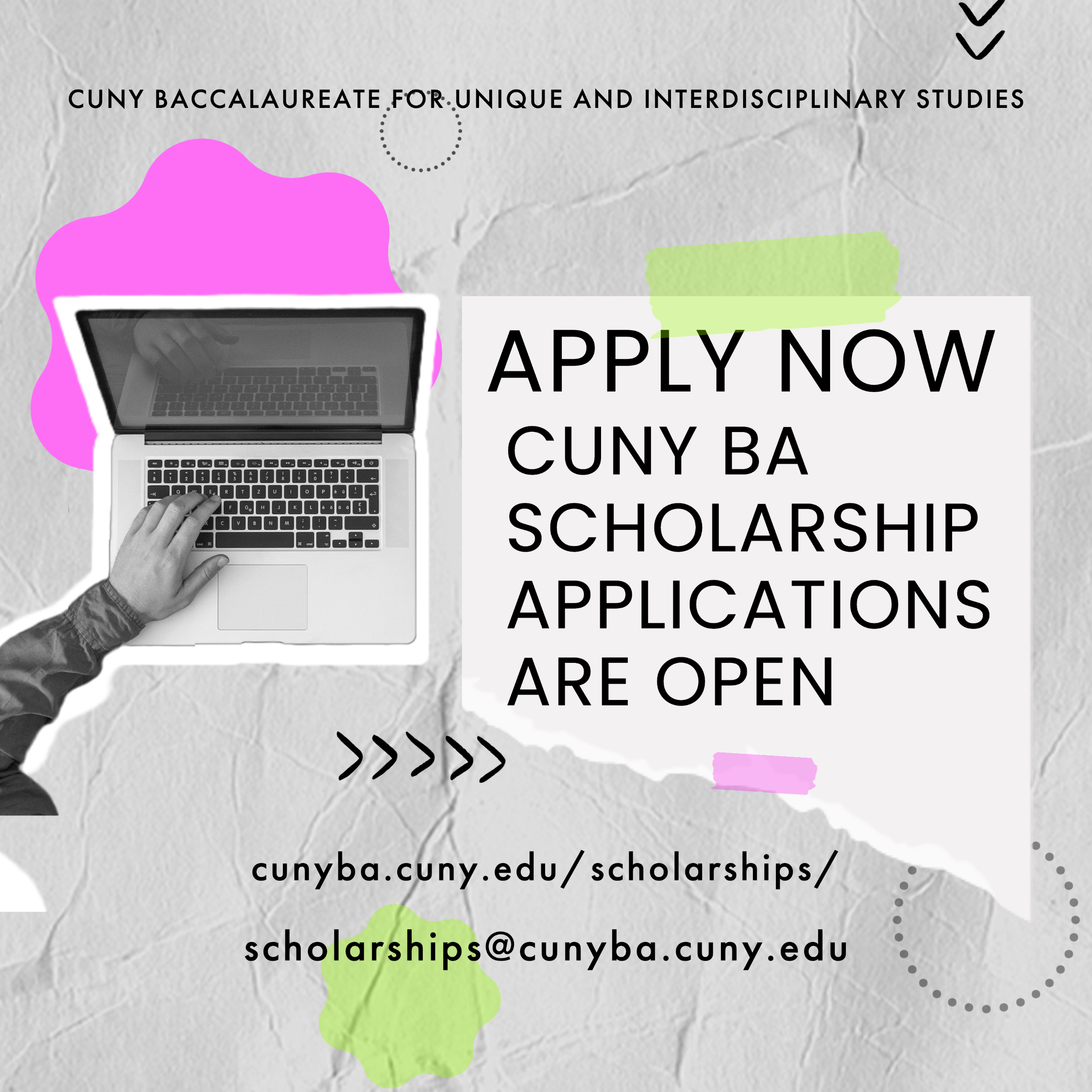 CUNYBA Scholarships Flyer